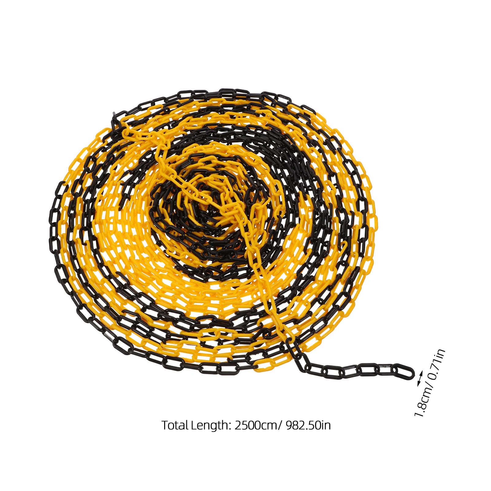 Barrera de seguridad de advertencia de 25M para construcción de carreteras, protección de personal de tráfico, barricada de barrera de plástico