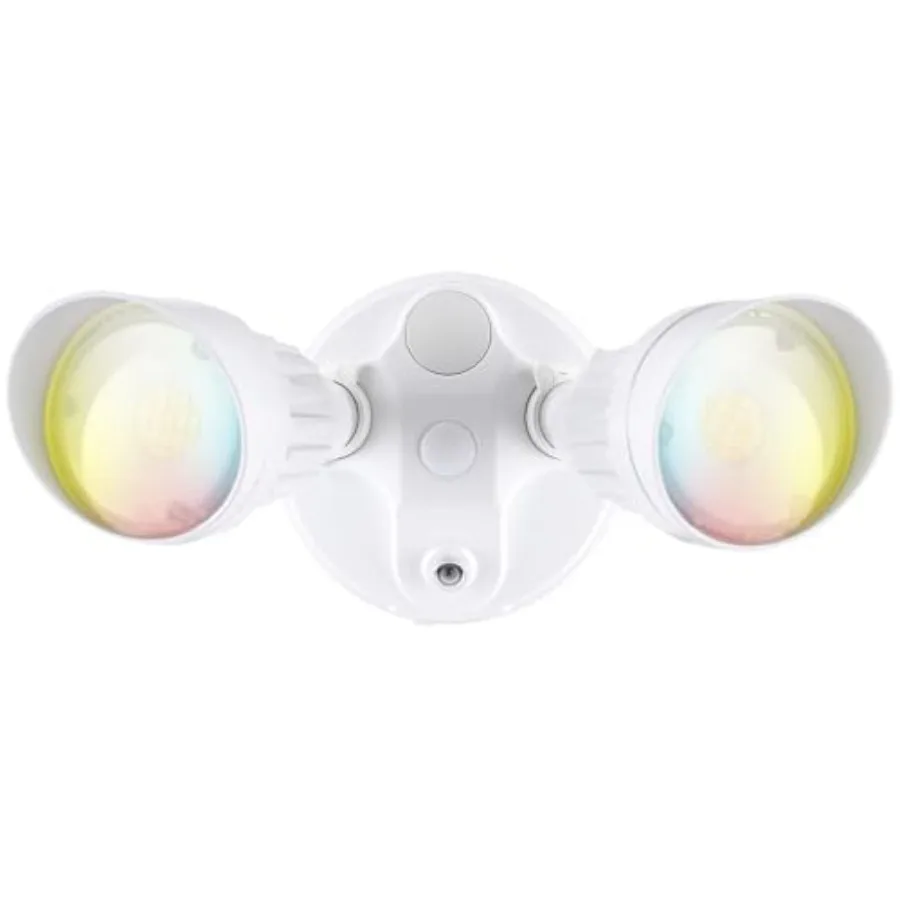 

3CCT Dusk to Dawn LED Security Lights, Adjustable Dual-Head Flood Light Outdoor with Photocell, 3000K/4000K/5000K Selectable, 2