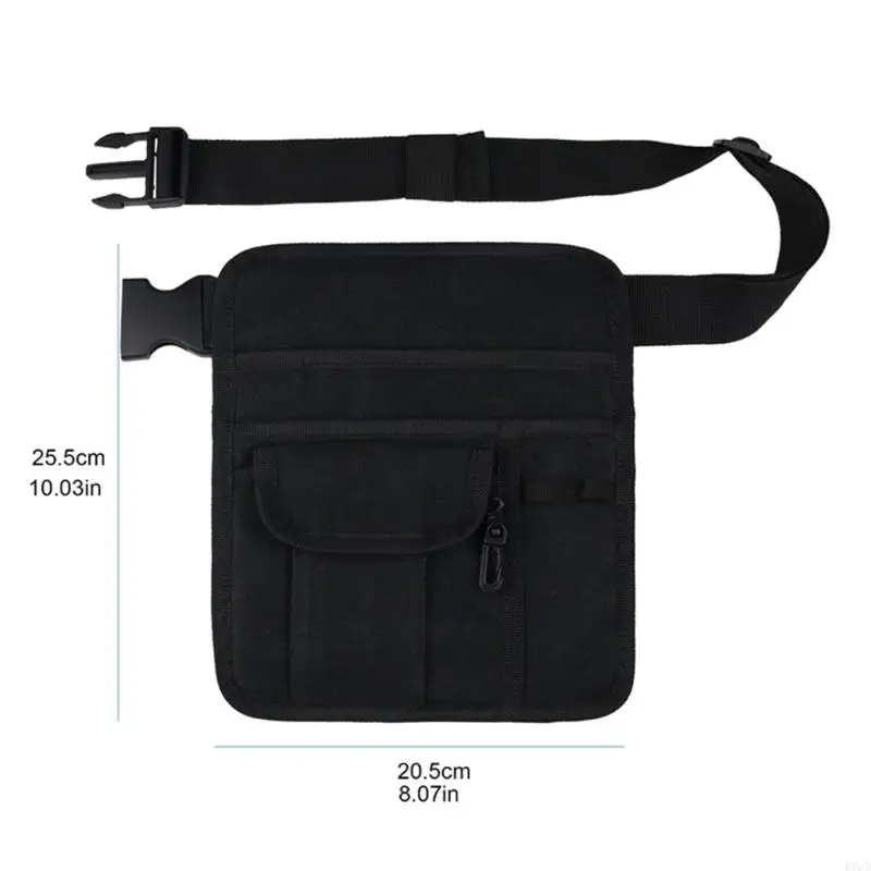 E7CD Canvas Tool Belt Bag Pock