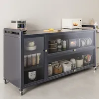 Lounge Cabinet Sideboards Furniture Sideboard Coffee Corner Table Muble Cuisine Kitchen Storage Metal Shelf Vitrina Room Bar LT