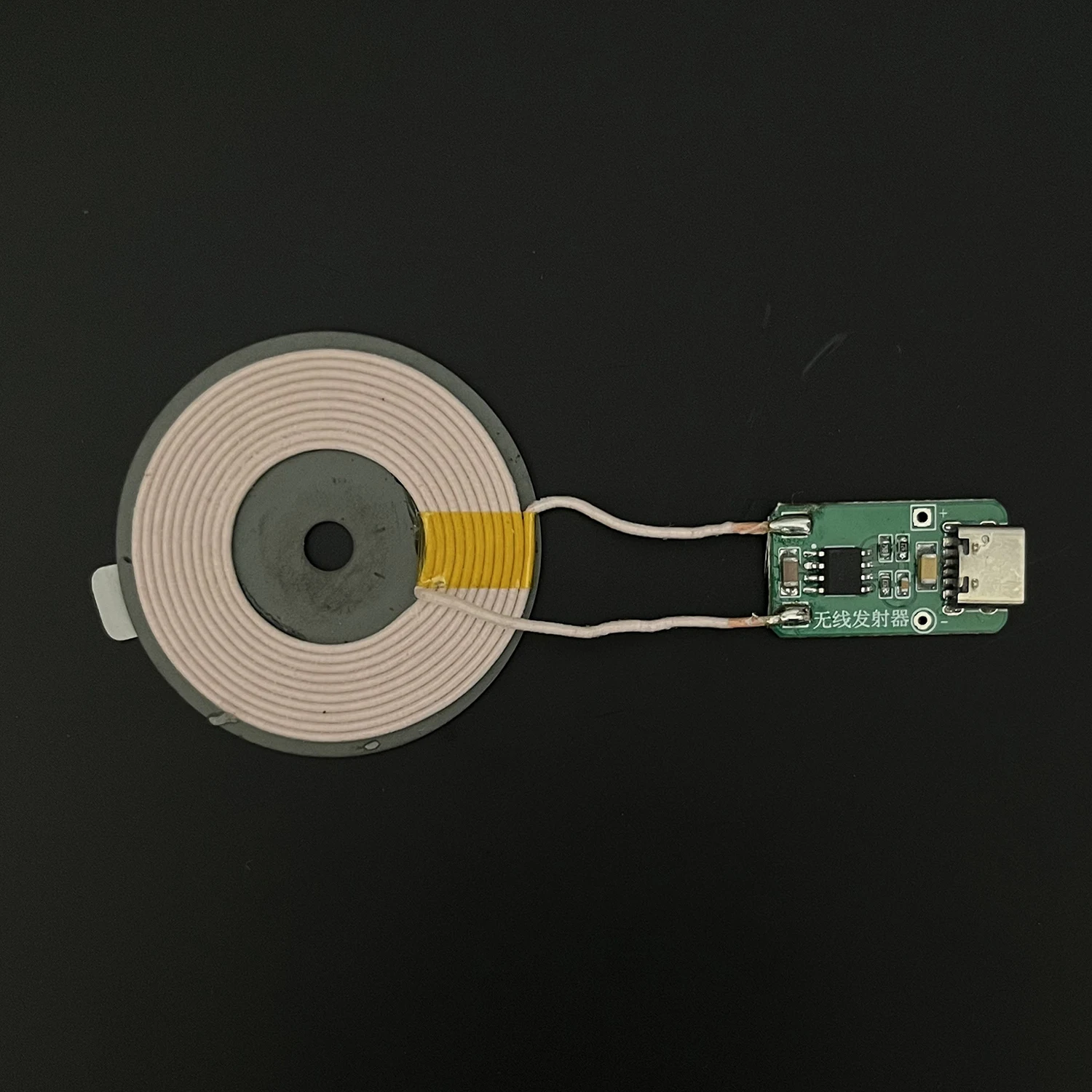 Imagem -02 - Usb tipo c Transmissor sem Fio Bobina Indução Lâmpada de Luz Led Modelo Faça Você Mesmo Brinquedos Gundam Receptor Pcs 035 mm
