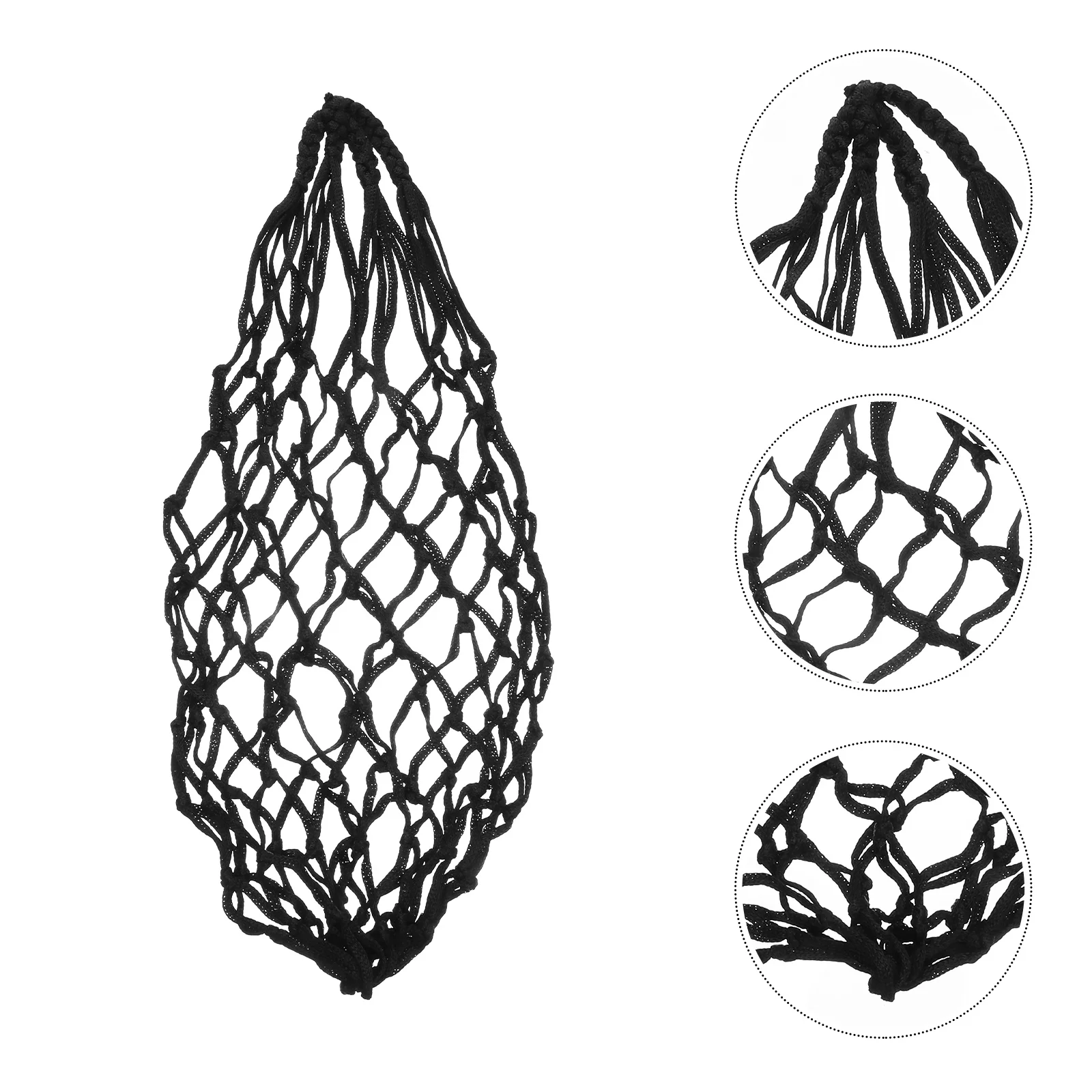 

1Pcs Hanging Feeding Mesh Bag Durable Livestock Feeder Thickened Poultry Food Container Braided Rope Practical Netting