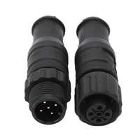 2PCS Marine for NMEA 2000 Terminators M12 Male Female 5 Pin IP67 Waterproof for Lowrance Simrad Networks Boat Accessorices