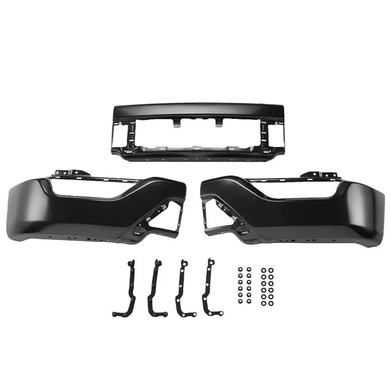 

Автозапчасти подходят для черного бампера Ford F-150 2021-2023 годов с отверстием для противотуманных фар