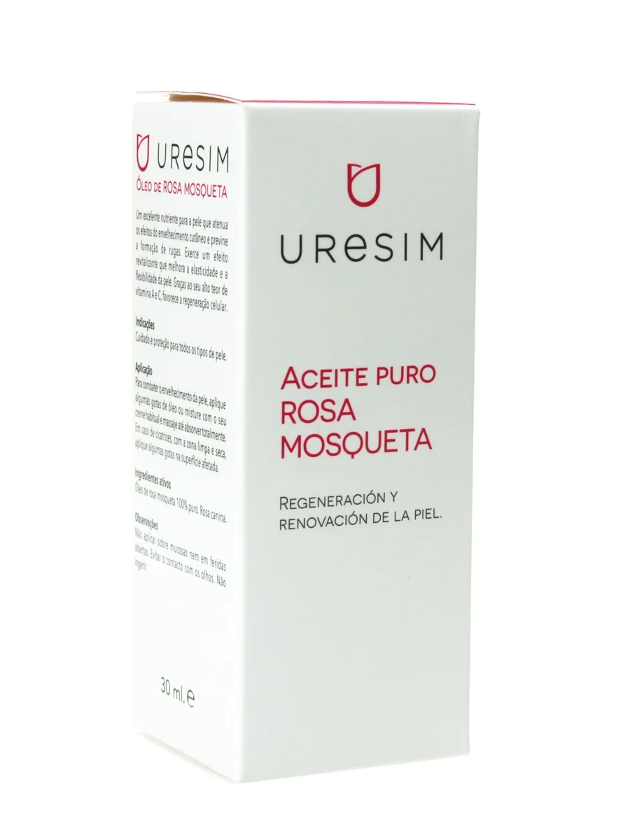 Uresim rosehip pure 100% oil 30 ml-regenerates and renews the skin, prevents the appearance of wrinkles, improves elasticity and flexibility of the skin