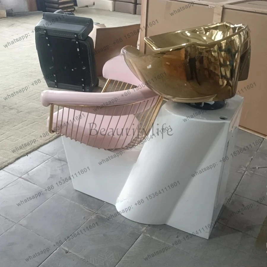 Barber Shop Electric Shampoo Bed Hair Salon Fully Automatic Intelligent Multi-Function Washing Bed