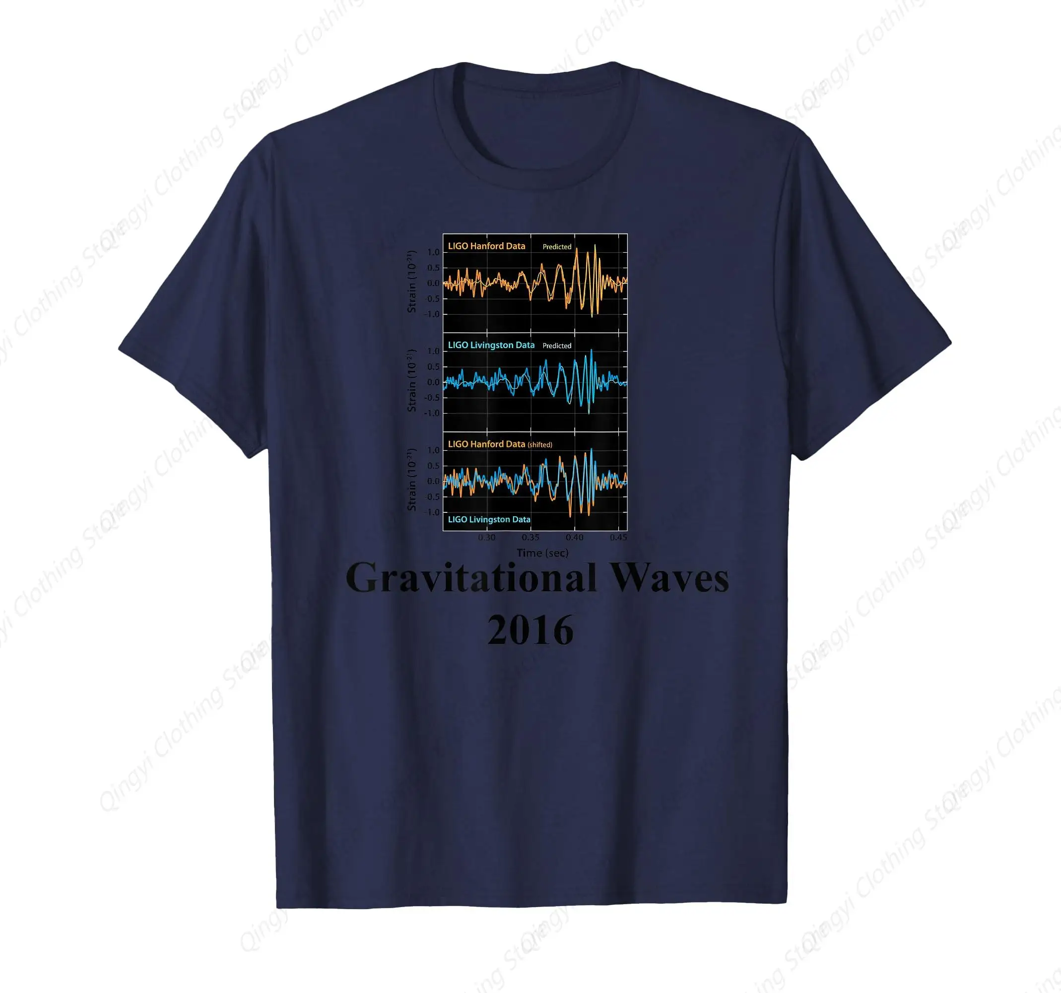 Gravitational Waves LIGO T-Shirt Vintage 2016 T-Shirt