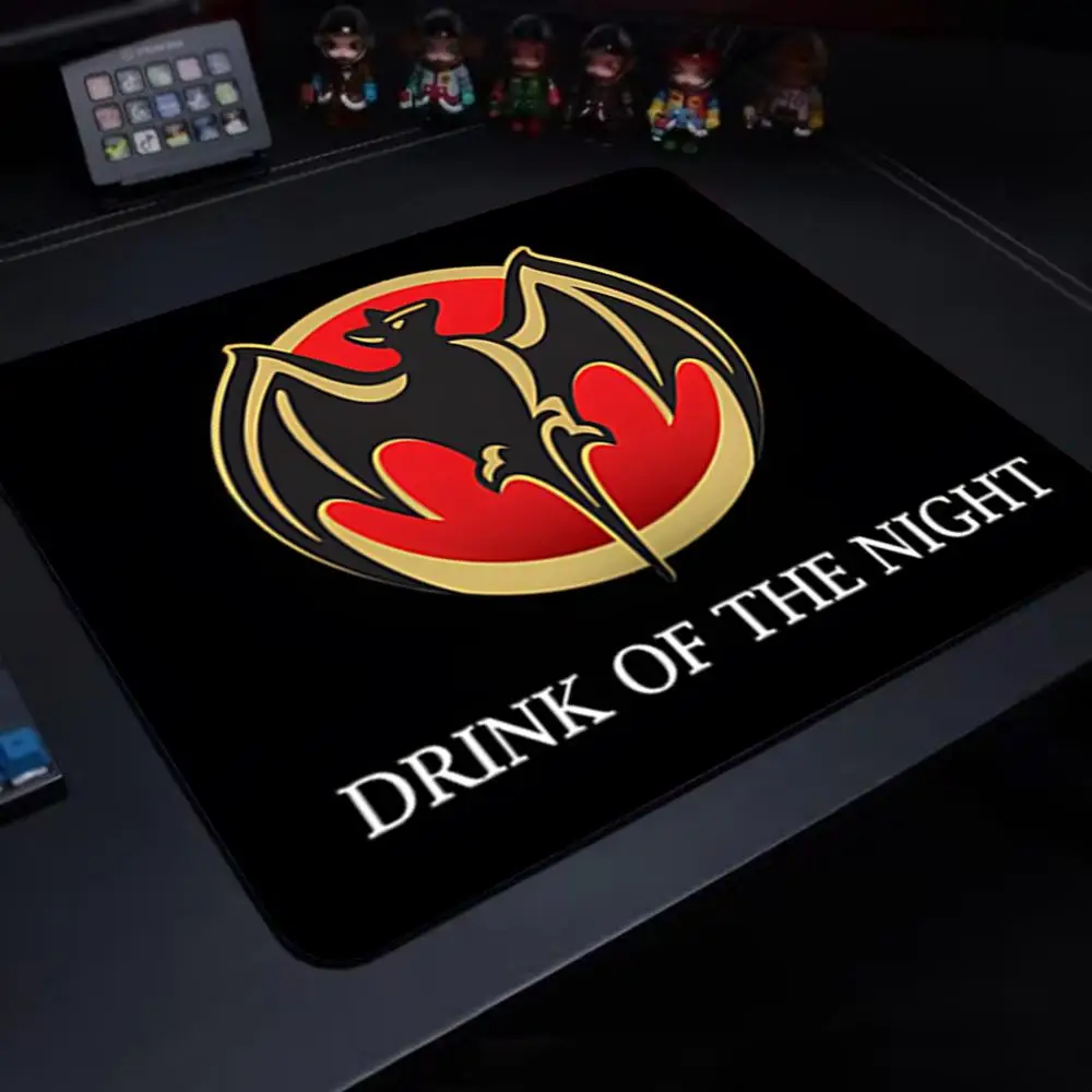 Bacardi Rum Vampire Bat Mouse Pad Gaming Laptops Mousepad Gamer Carpet Keyboard Mat Desk Protector Anime Cartoon Mouse Pads