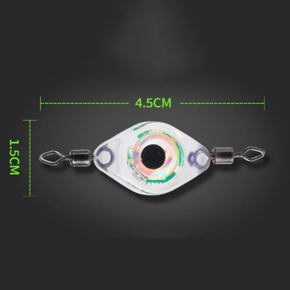 Lampa LED na ryby Mini Fishing Lure Light LED Underwater Eye Shape Fishing Squid Fishing Bait Luminous Lure For Attracting Fish Part