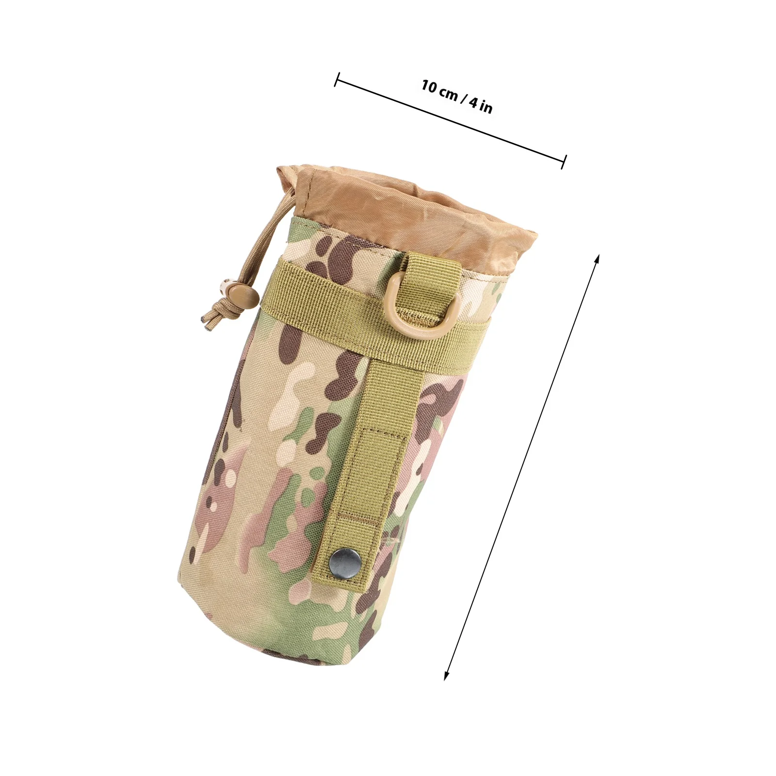 Accesorio para mochila, bolsa para botella de agua, soporte duradero para hervidor de agua para acampar, para senderismo, bolsa de hidratación portátil al aire libre, organizador de viaje