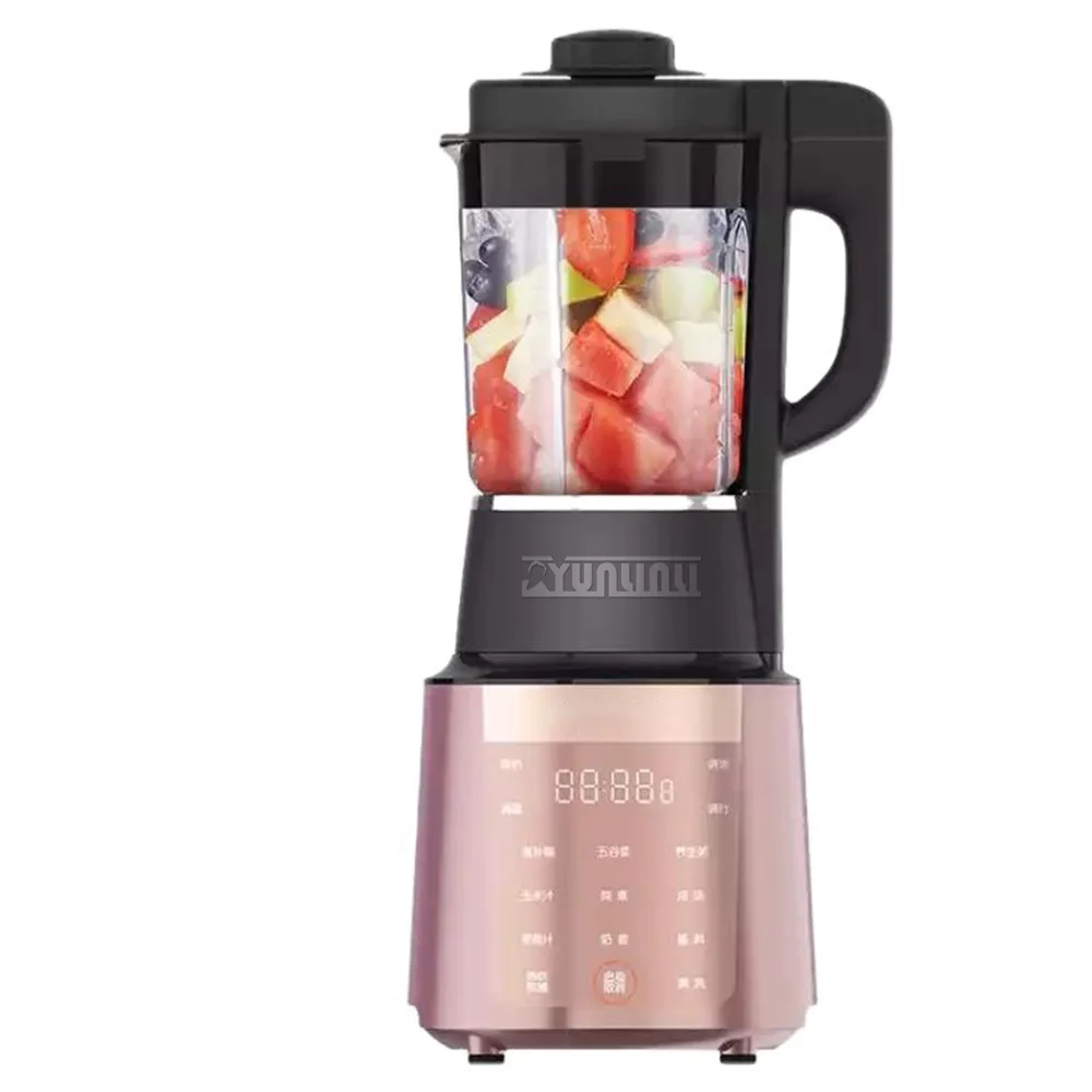 Máquina de leite de soja inteligente sem filtro multifuncional doméstico, misturador de alta velocidade, espremedor elétrico, liquidificador, espremedor