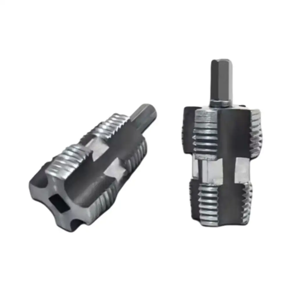 Abridor de rosca interna de tubería de agua PPR, 4 puntos, 6 puntos, para grifo de rosca de tubo de plástico PVC, taladros eléctricos manuales, herramientas manuales T0A1