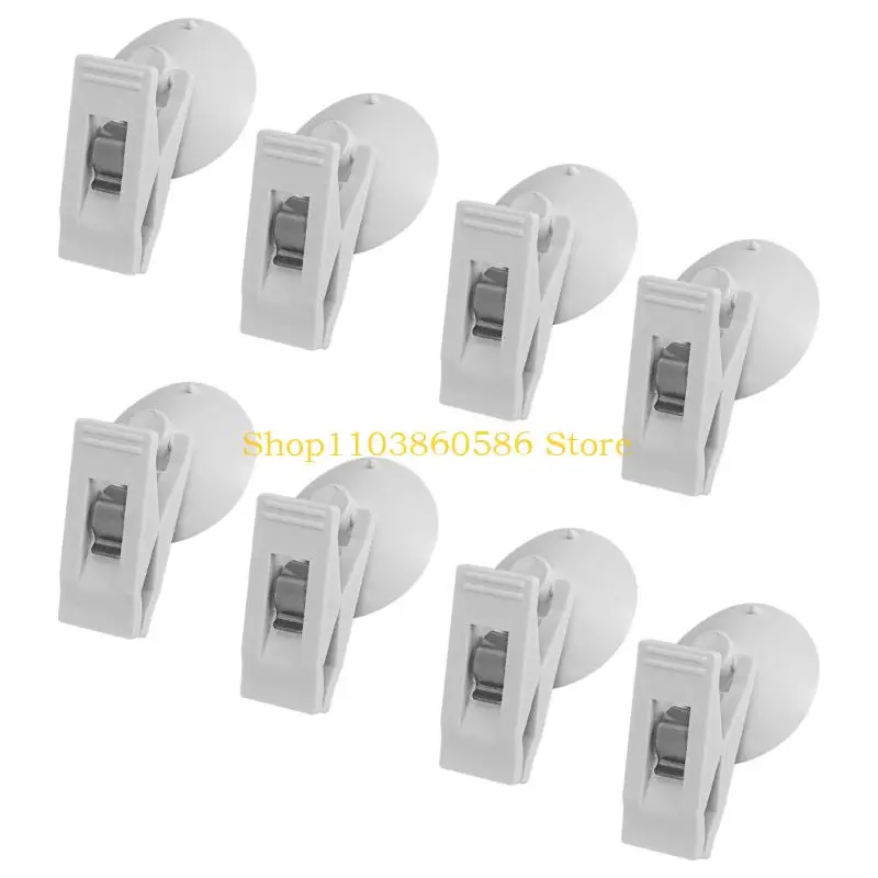 242A Friendly Suction Cup Clip Car Interior & Curtain Hold Quick Release Suitable Different Surfaces for Automotive