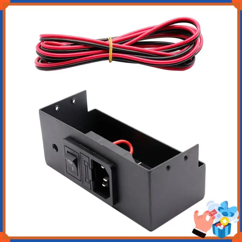 

Компактное обновление Ender3 CR10 3D-принтер Power Shell 3D-принтер Power Shell Переключатель питания Мужская розетка