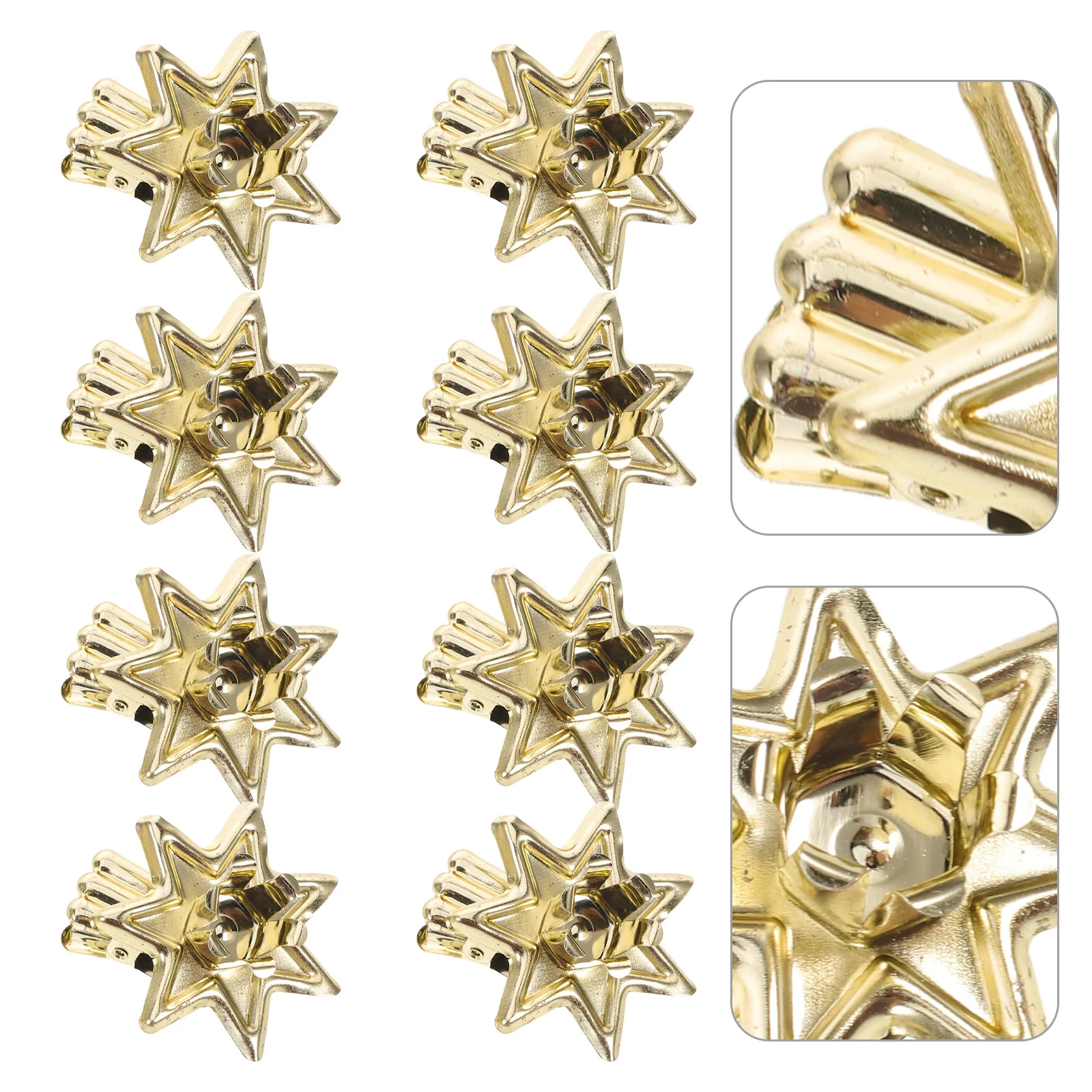 

12Pcs Clips Clip-on Taper Holders for Christmas Tree Party Holiday Decor Clip on Christmas Candles