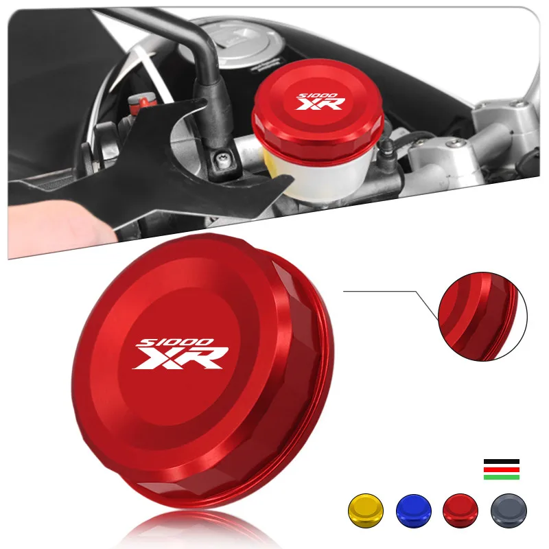 

s1000xr Motorcycle CNC Rear Brake Fluid Cap Master Cylinder Reservoir Tanks Cover For S1000XR S 1000XR 2015-2019