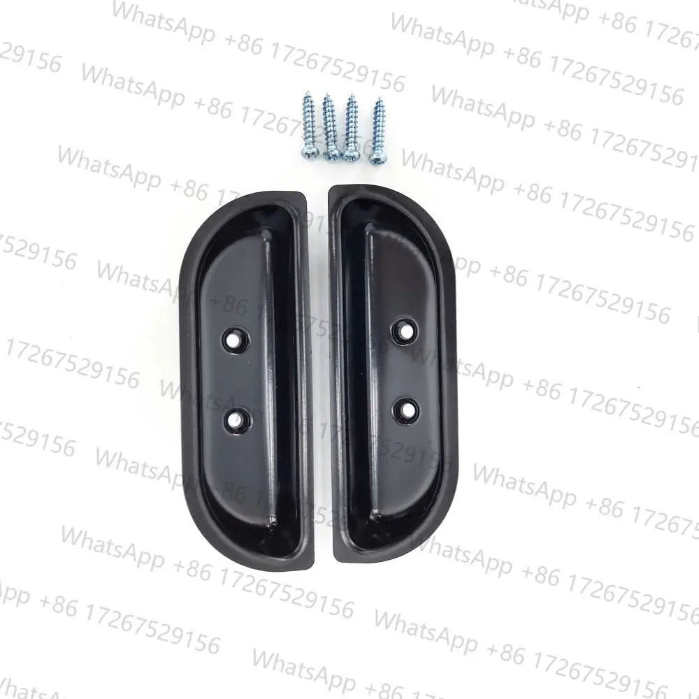 Kit de tazas de reposabrazos de Panel de puerta de Metal negro, 2 uds., para F100 F350 Bronco 1973-1979