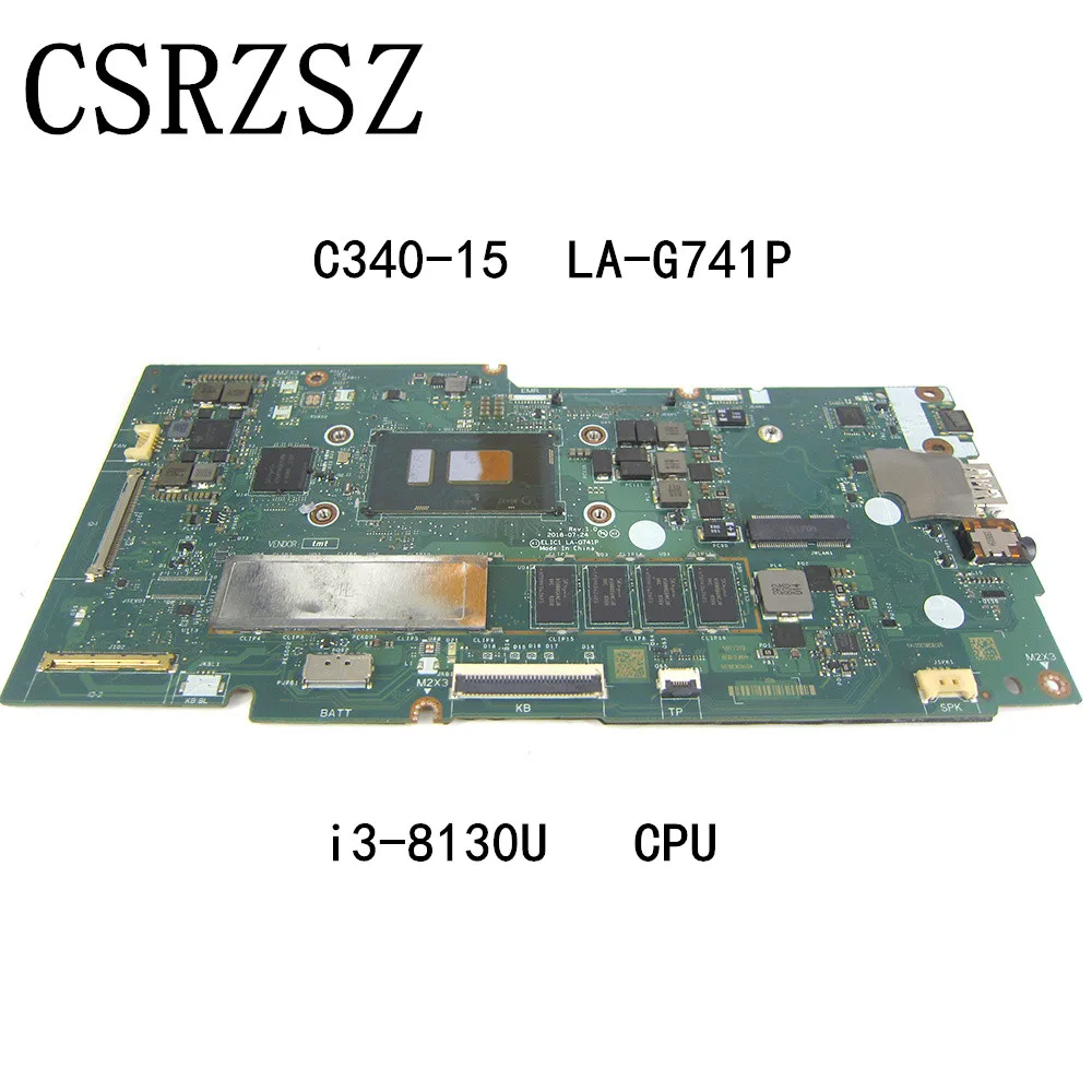 

For Lenovo Yoga Chromebook C340-15 Laptop motherboard with i3-8130u CPU LA-G741P Test work perfect