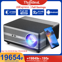 ThundeaL TD98 1080P Full HD Projector LED 4K WiFi Android Projector Auto Focus TD98W PK DLP 3D Video Smart Home Theater Beamer