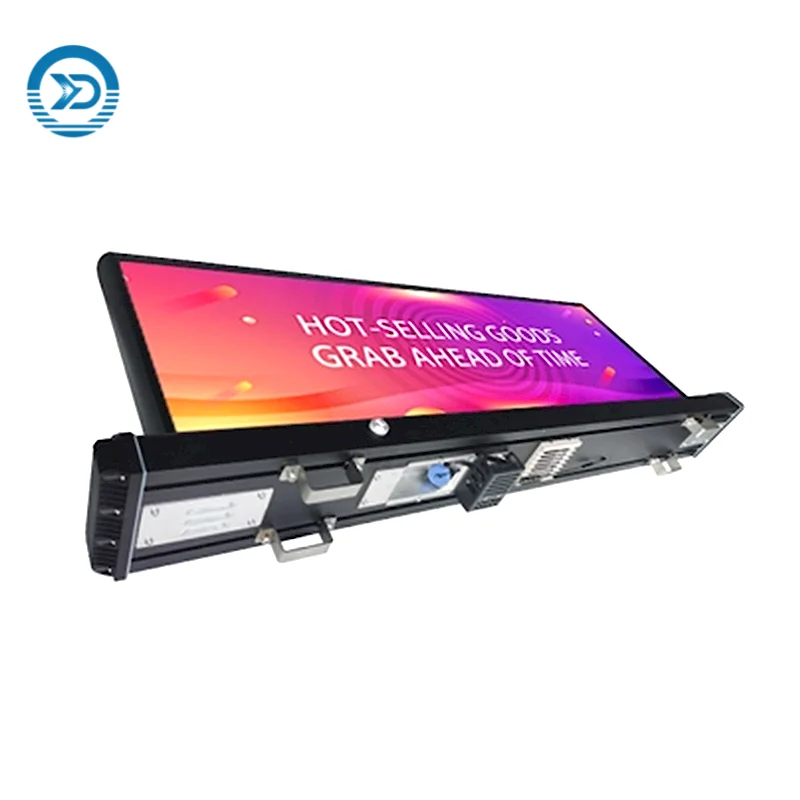 

Wholesale price car roof car LED wall outdoor video advertising taxi roof LED display screen can play video pictures text