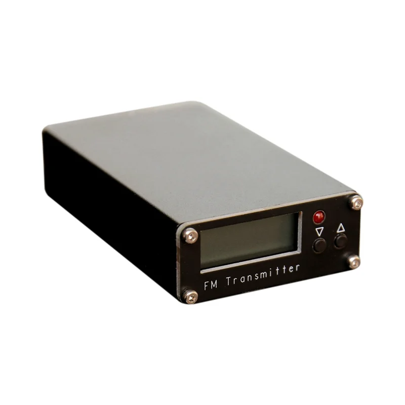 -RRKK FM Transmitter Digital Display English Listening Multifunctional 2Km Transmitter 0.5W 500MW Stereo 76-108M 1 Piece