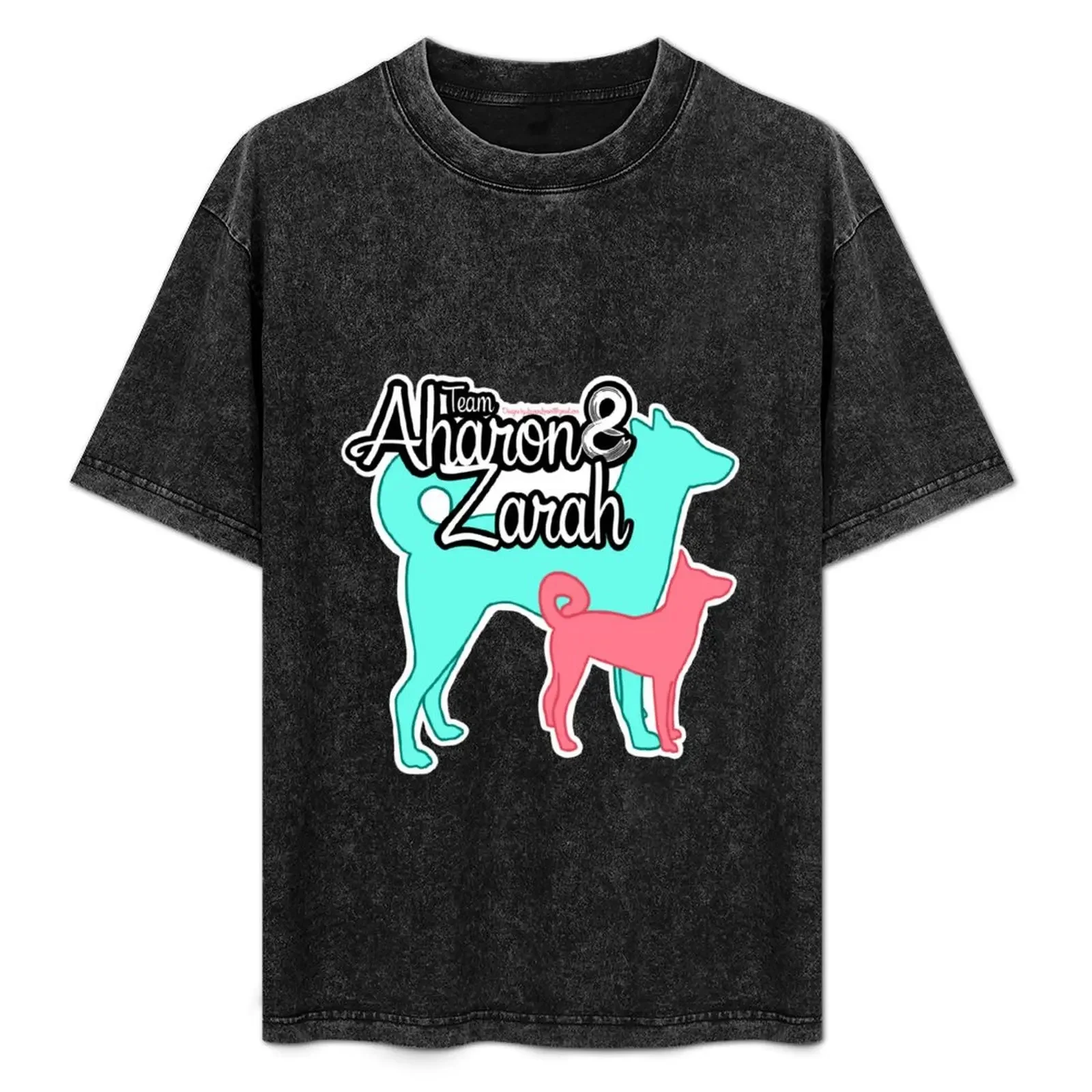 

Team Aharon & Zarah T-Shirt t shirts cotton 100% funny t shirts cotton man t shirt designer shirt man cotton T-Shirt