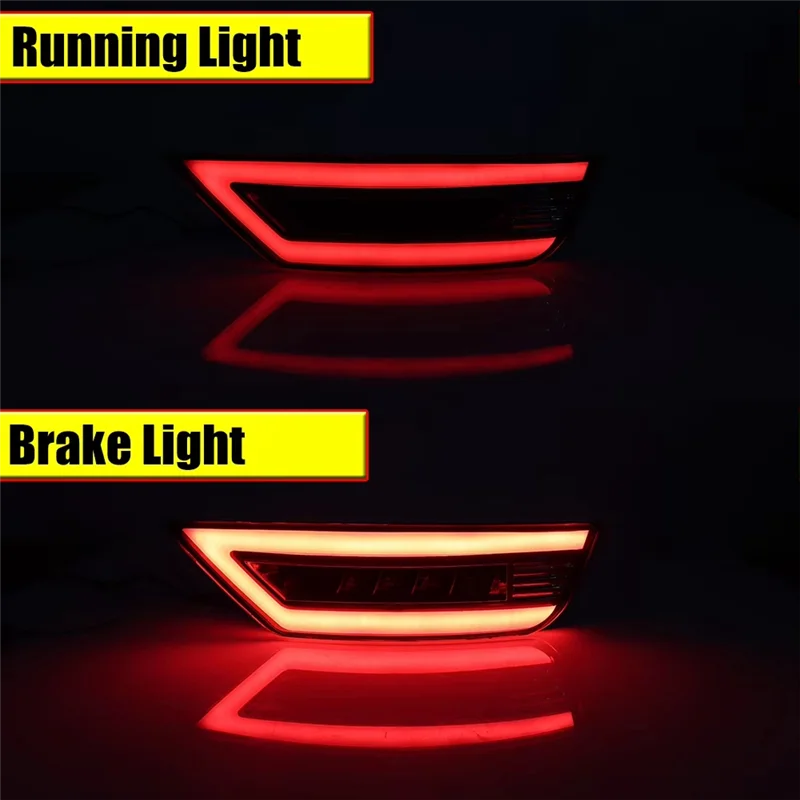 

Well-Rear Bumper Fog Light Brake Light Turn Signal Reflector For Ford Focus MK2 Hatchback 2 Ecosport Escape Kuga