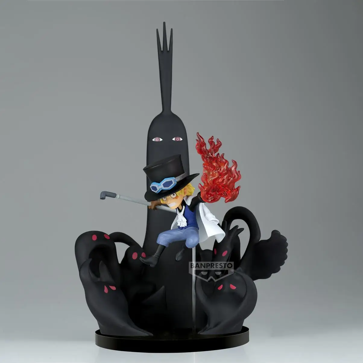 Em estoque original banpresto uma peça wcf sabo vs cinco elidos imu pvc anime figuras figura de ação modelo brinquedos presente