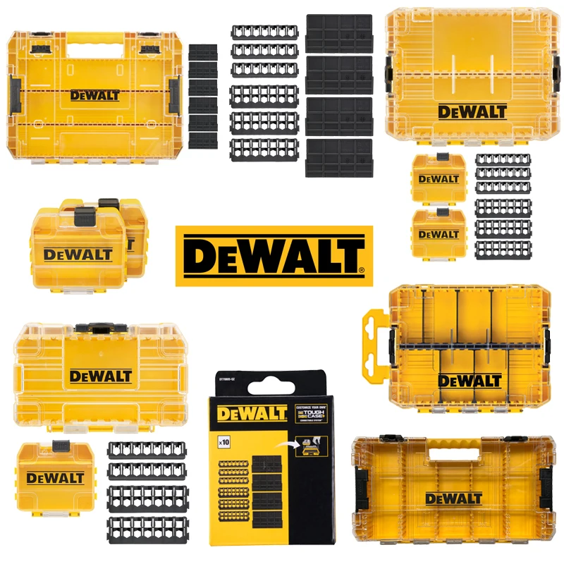 DEWALT TSTAK Żółty Wytrzymały DT70800 DT70801 DT70803 DT70805 DT70839 DWAN2190 N 542474   Etui na akcesoria narzędziowe