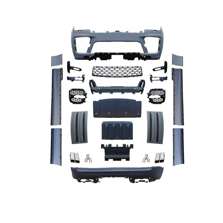 

Damei Высокое качество Vogue Upgrade SVO Bodykit решетка переднего и заднего бампера боковая юбка решетка диффузор комплект кузова для Range Rover 2018-2