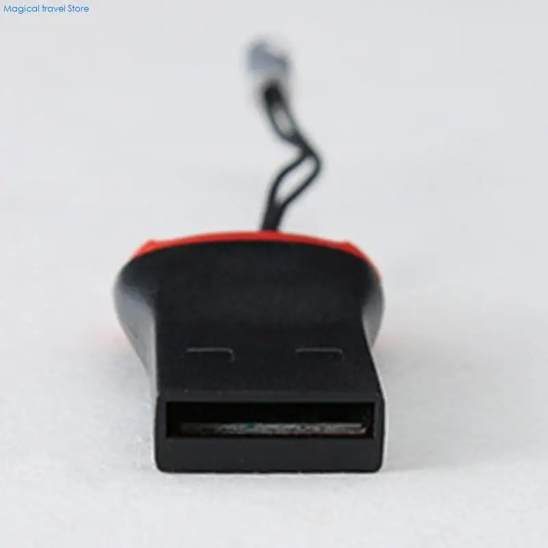 N2UB USB 2.0 MICRO SDHC-TF Flash Memory Card Reader Mini Adapter TF Reader mit Lanyard für Laptop