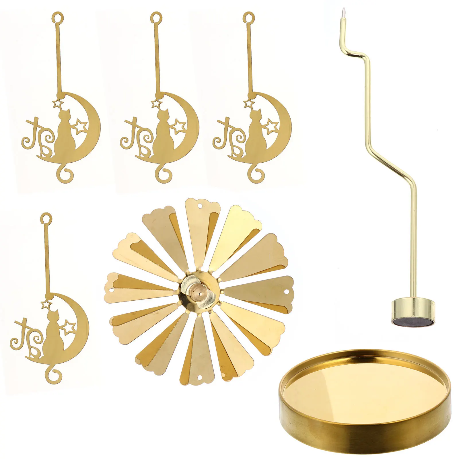 

Rotating Candlestick Premium Metal Christmas Holder For Living Room Wedding Decor Xmas Decoration Table Desktop Adornment