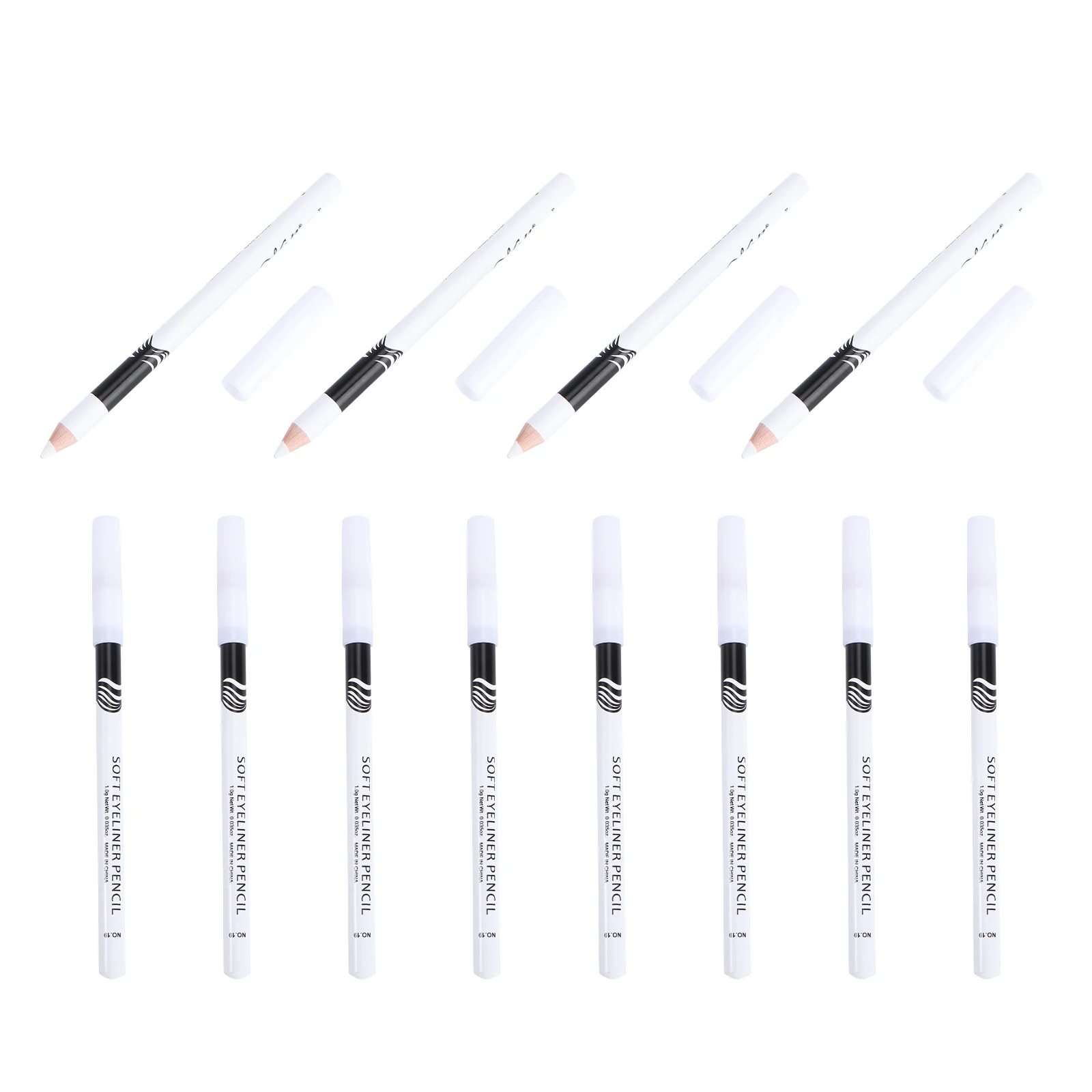 12-delige vloeibare eyeliner potlood make-up markeerstift liggende zijderups whitening oogschaduw applicator