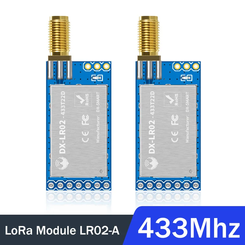 LoRa ASR6601 SOC -138dBM 868/915Mhz Data Collection 22dBm Low Power 5KM Long Range UART PCB+IPEX LoRaWAN IoT  Wireless Rf Module