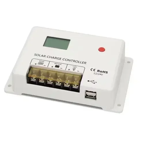 

SRNE HC2430 450W/900W 12V/24V Lead-acid /Lithium/USB 30A Charge IP32 PWM Solar Charge Controller for Home
