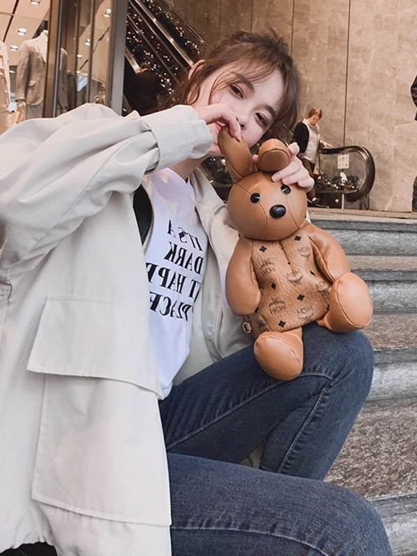 

Autumn Jackets Women Color-Block Plus-Size Broad Snap Geometric Colour Cuffed Good-Looking Metallic Fitted Loosen Dye Chic