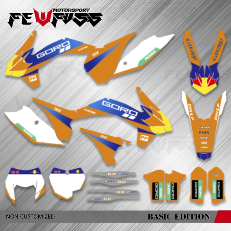 

Fewfuss For KTM SX SXF 2013 2014 2015 EXC XCW 2014 2015 2016 Motorcycle Graphics Backgrunds Decals Stickers Kits
