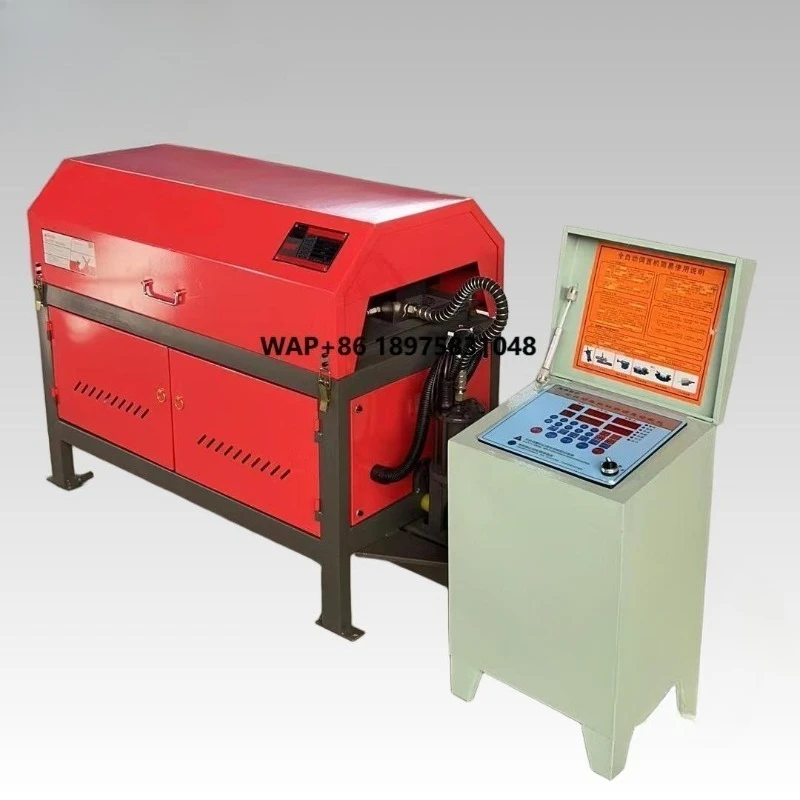 control 4-10mm steel bar straightening cutting machine 7.5 kW hydraulic variable frequency straightening machine facto