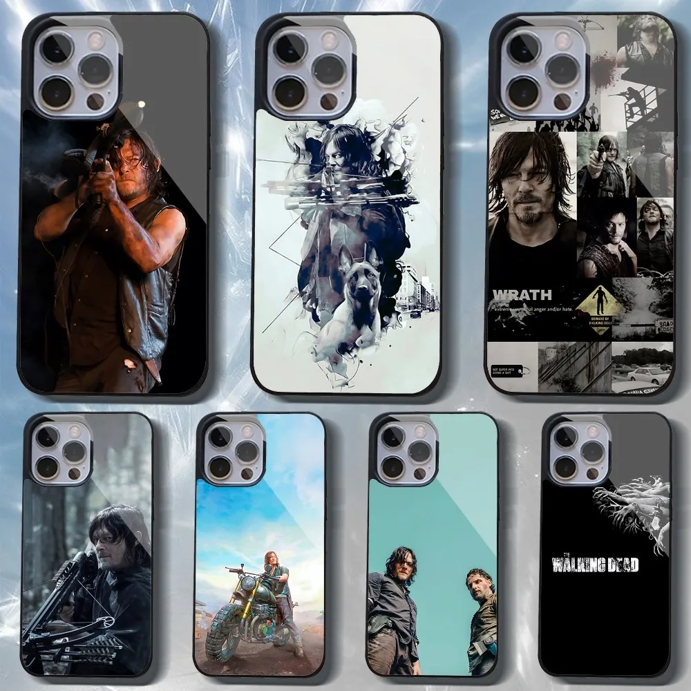 The Walking Dead Daryl Dixon Phone Case For IPhone 16151413 Pro Max 11 12 Mini Alex Mirror For Magsafe Wireless Charging Cover