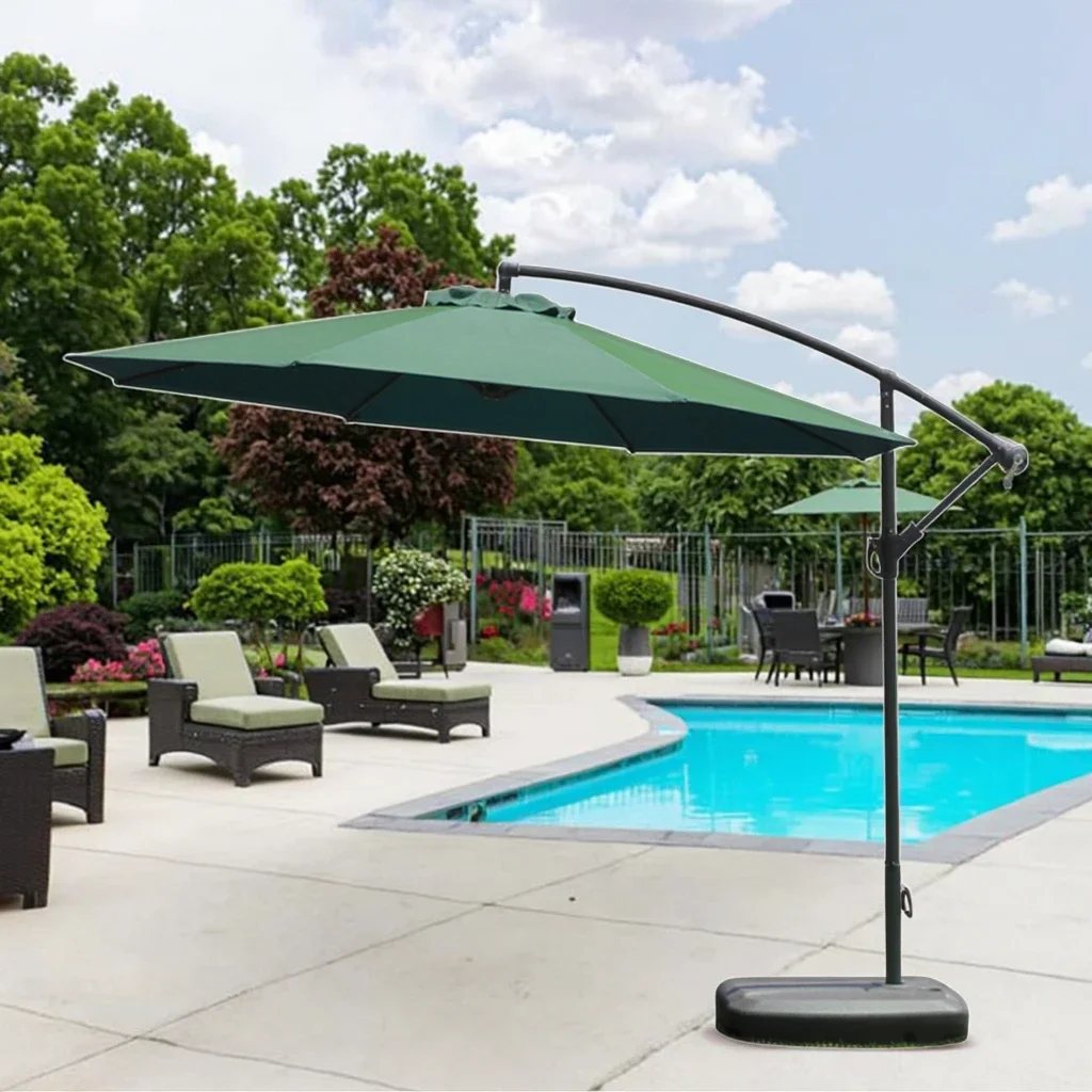 

Modern Waterproof Banana Leaf Patio Umbrella for Outdoor Terraces Beaches Pools Restaurants Hotels Parks & Houses Excluding Base