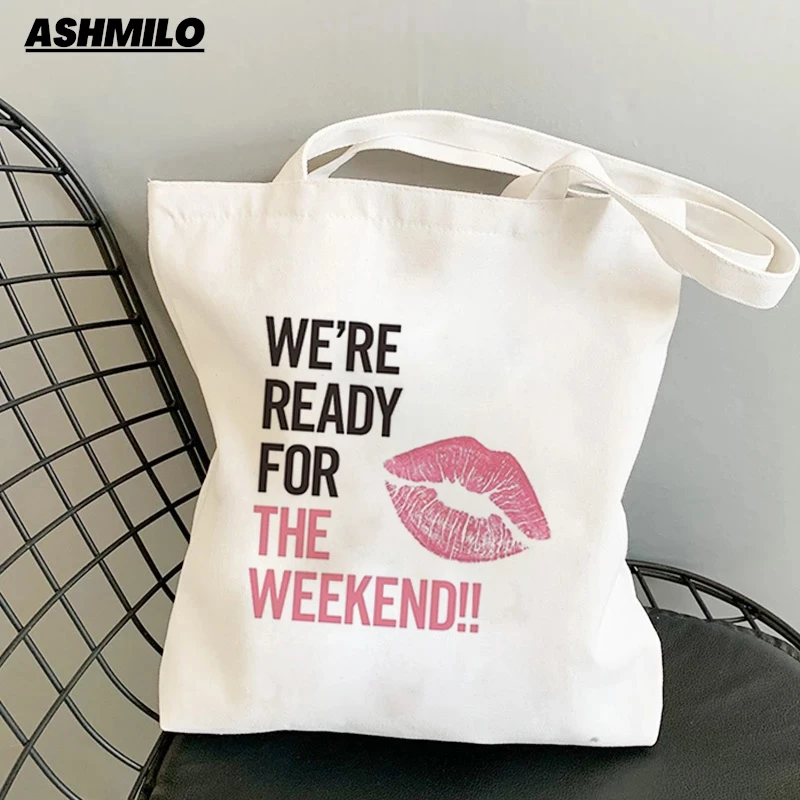 XO The Weeknd Shopping Bag Tote Bag donna borse a tracolla tela Tote Bag donna bella moda Shopping drogheria riutilizzabile