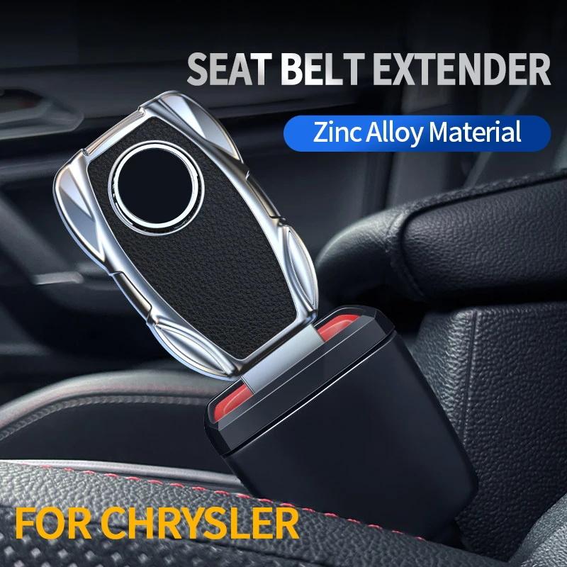 Zinc Alloy Car Seatbelt Extender Easy To Install & Remove For Chrysler 300c 300 200c Pacifica Sebring Car Interior Accessories