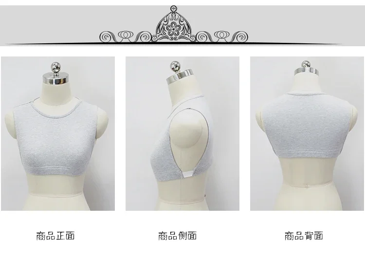 Colletto finto da donna da donna in cotone rotondo staccabile colletto finto mezze top decorazione cravatte camicetta finta accessori per cravatte