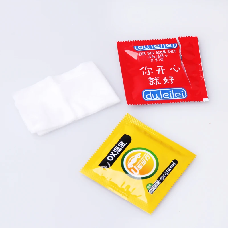 Portable Wet Wipes 100PCS/LOT Pattern logo customization Wipes Tissue Individually Wrapped hand cleaning wet wipes wholesale