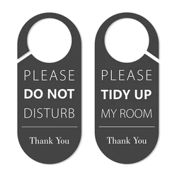 1pcs Acrylic Door Hanger Sign,Office Work In a Meeting Do not Disturb Away Lunch Double Sided Hanger Sign