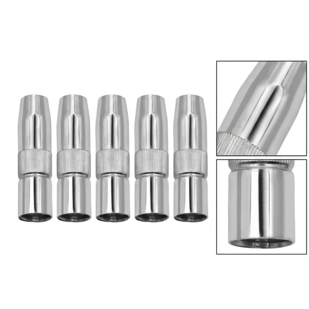 Brass For Torch Nozzle Set 5PCS for 500A For MIG For Welding For Torches Heat Resistant Nozzle for protector Accessories