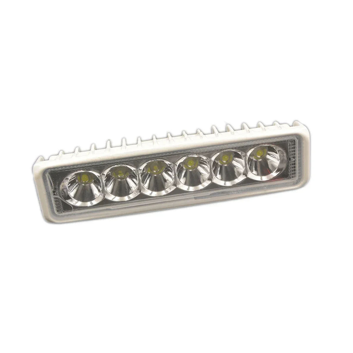 2x White Marine LED light 18w LED Boat Lights T-Top Lights SPOT BEAM （White Shell with White Light）