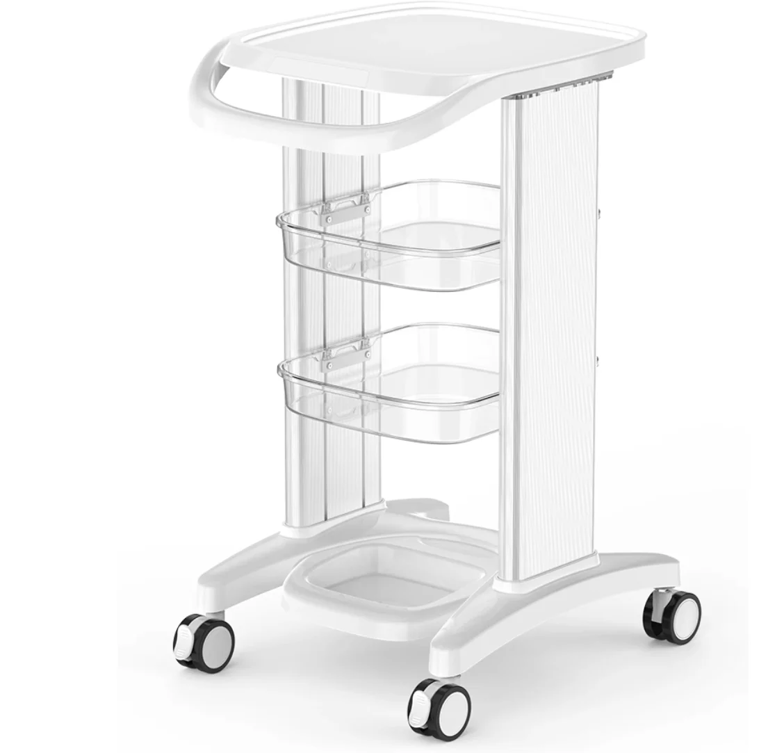 Small bubble beauty equipment trolley rack, beauty salon specific storage rack