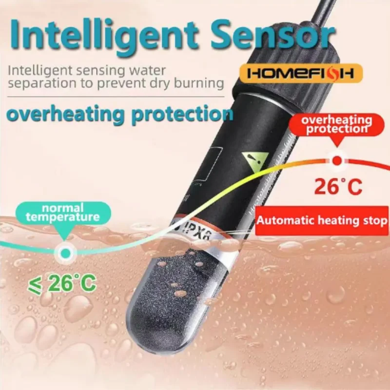 USB Mini Tauchbare Aquarium-Heizstab 26 ° C Konstante Temperatur-Thermostat-Heizung für Kleine Aquarien Unterwasser – Detail 2
