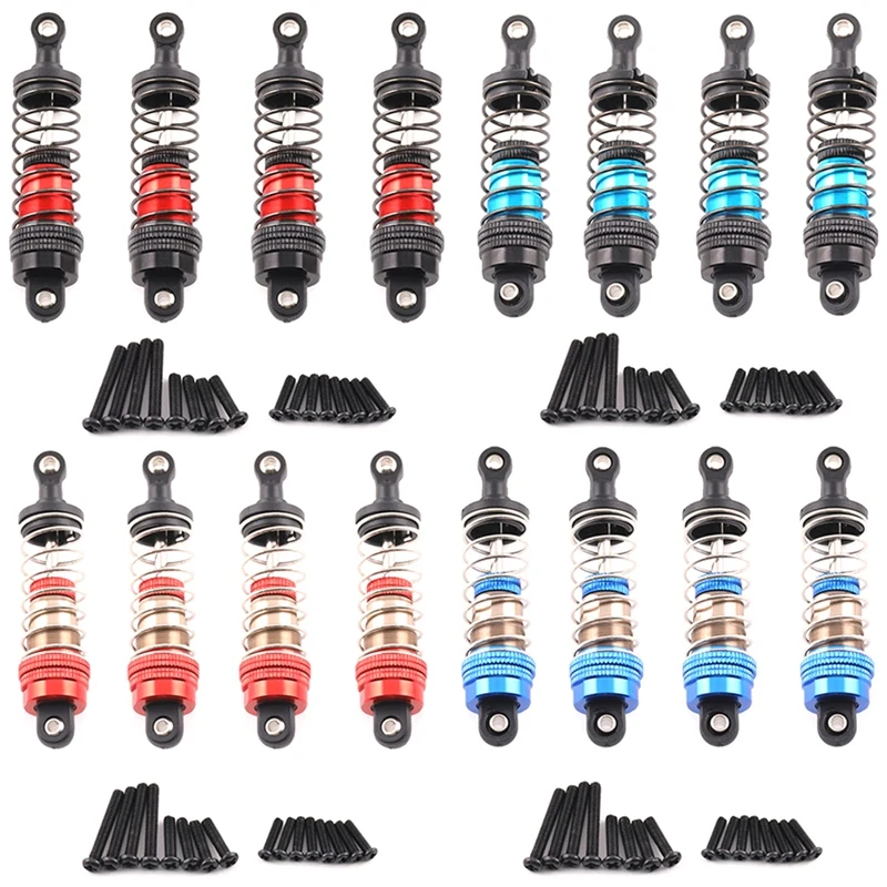 

1 Set RC Car Metal Shock Absorber For SCY 1/16 MJX H16H 14301,14210 1/16 1/12 1/14 Upgrade Parts Accessories 75Mm